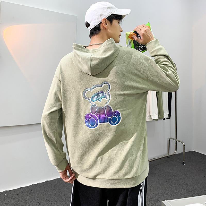 Unisex Casual Hoodie Long Sleeve Loose Sweatshirt Men Women Daily Wear Pullover Hooded Top