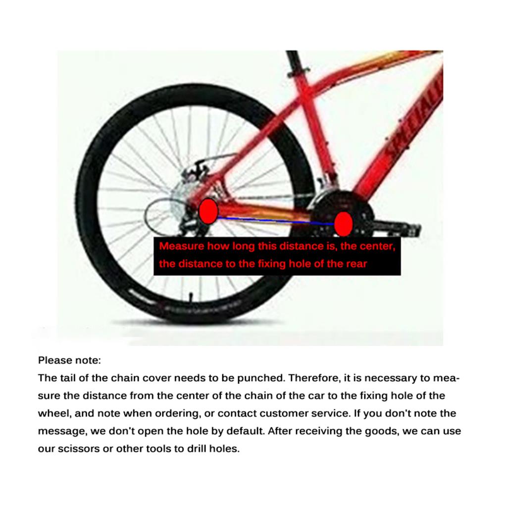 Защита цепи Высокая прочность Водонепроницаемая Износостойкая Универсальный Чехол для велосипедов Велосипедные детали Защита звездочки Защитный кожух Чехол