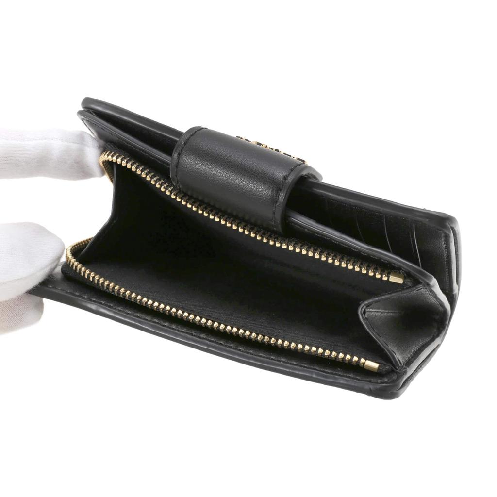 Outlet OUTLET Bifold Wallet C0082 IMAA8 Signature Canvas Brown [Coach] Brown/Black Black/Gold [Item]