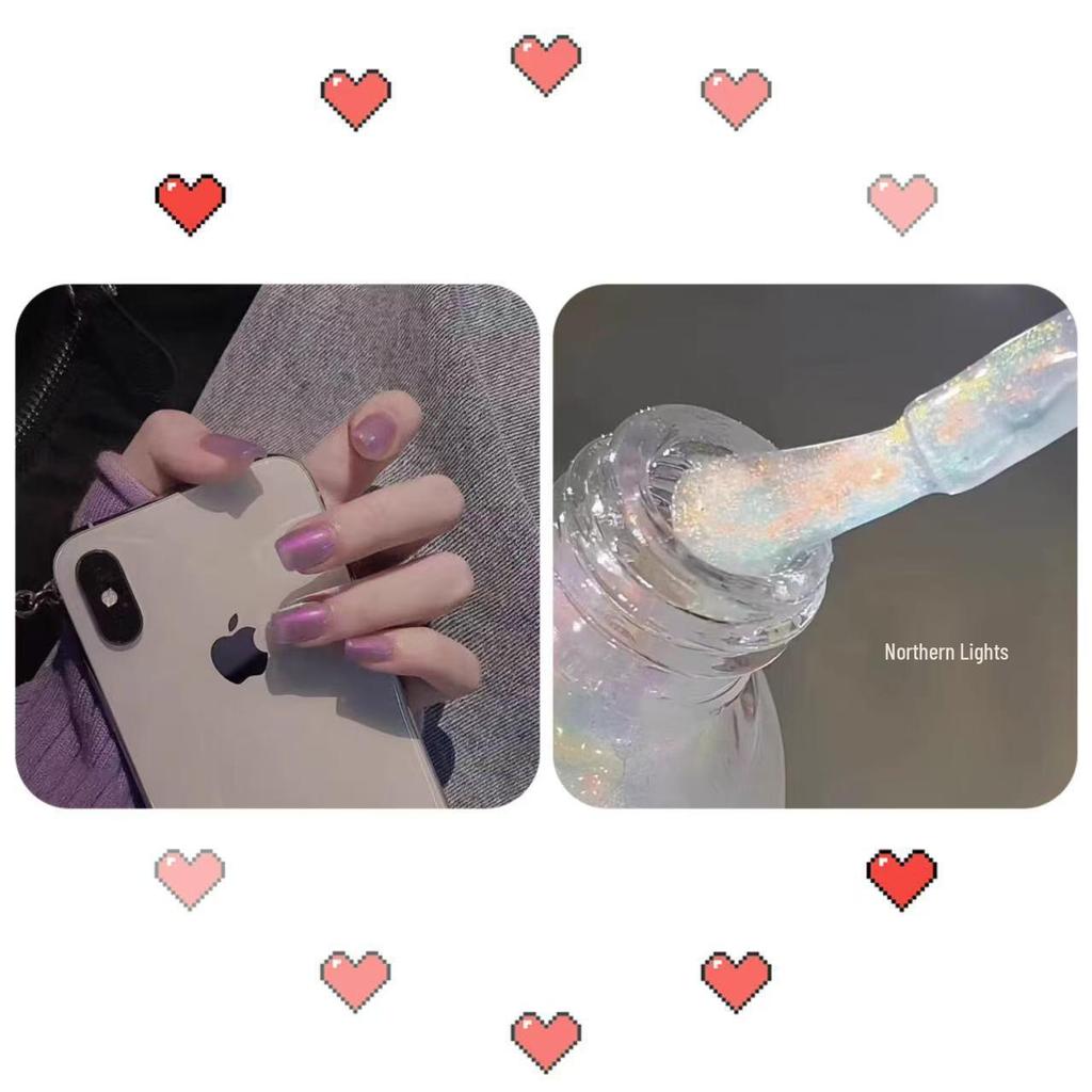 Aurora Отбеливающий Быстросохнущий Без Запаха Снимающийся Лак для Ногтей