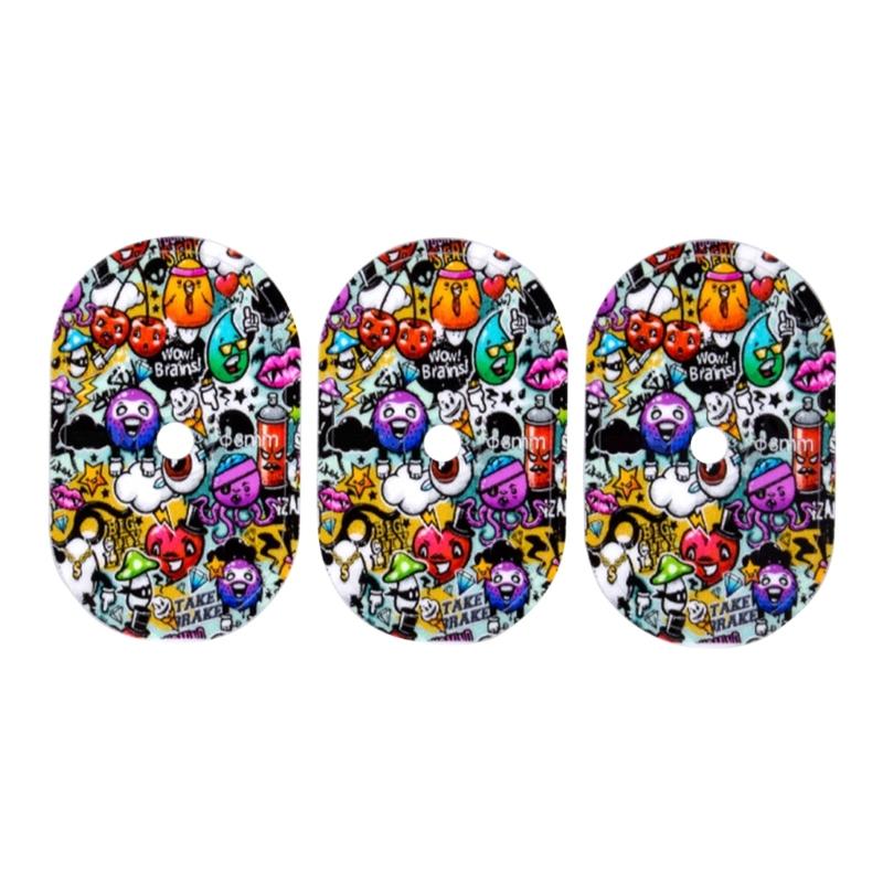 Наклейки на ниппели велосипедных шин Наклейка на воздушный сосок шины Фиксирующие наклейки на ниппели Защитные накладки Универсальные наклейки-подкладки на ниппели велосипеда