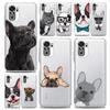 Прозрачный чехол для телефона с изображением мопса французского бульдога для Xiaomi Redmi Note 12 10C 10 11 9 8 Pro Plus 9S 7 8T 9T 9A 8A 9C K50 K40 игровой чехол