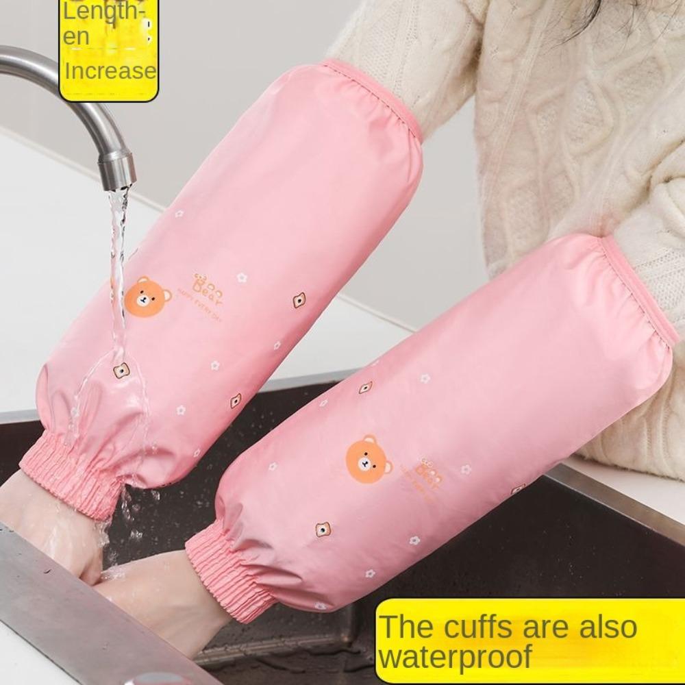 2 пары нарукавников с рисунком из мультфильма, грязеотталкивающие защитные нарукавники, противообрастающие чехлы