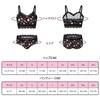 LittleForBig Lingerie Set Lace Ruffle Cotton Size M Women's 2-Piece [Sweet Rabbit] Pajamas, Black,