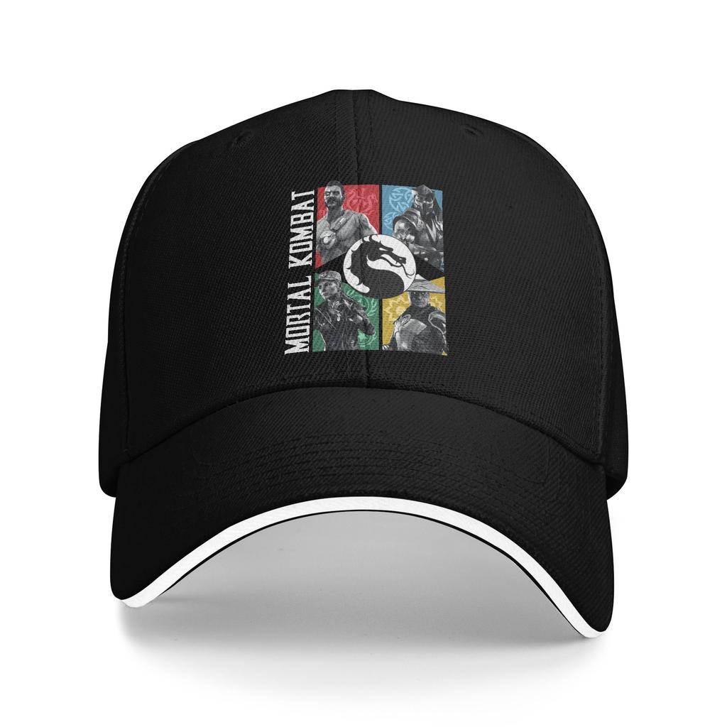 Mortal Kombat Kano Black Dragon Baseball Caps Hip Hop Sandwich Hat Unisex Women Adjustable Caps Hat Fishing