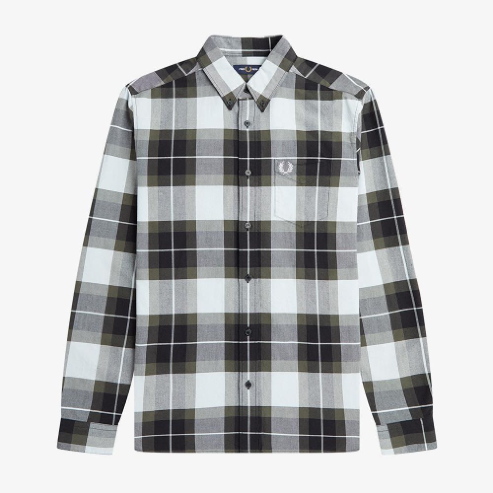 Fred Perry [sharp] Рубашка Оксфорд в клетку R30 Afpm2336573 R30