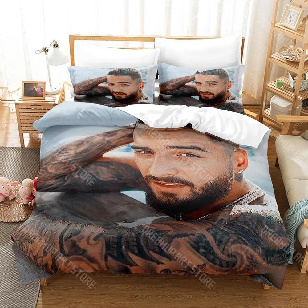 3D Печать Постельное белье Maluma Односпальное Двуспальное Полное Полуторное Евро Размер Постельное белье для Взрослой Спальни Пододеяльник Комплекты Хип-хоп Простыня