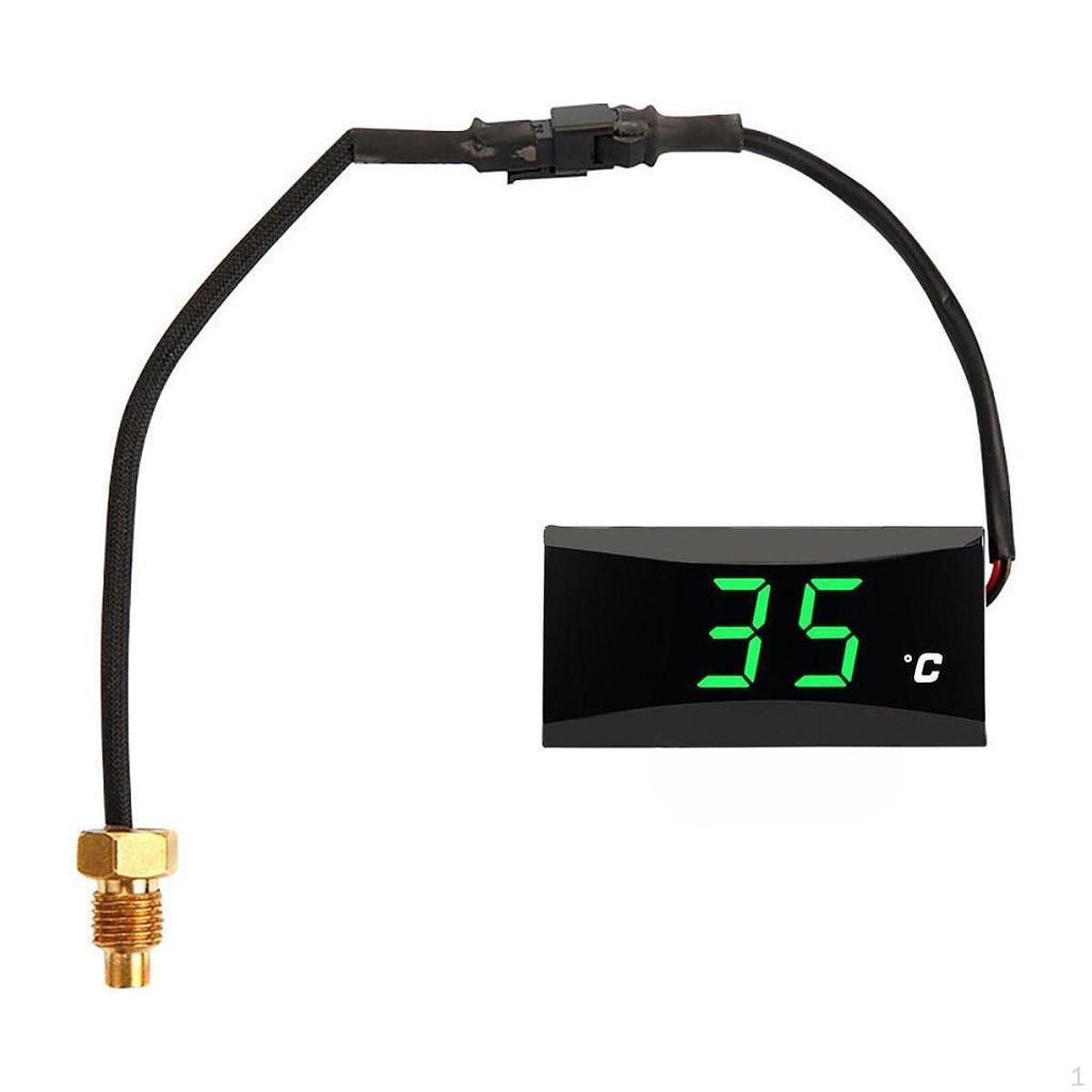 Motorcycle Water Temp Meter Professional Temperature Gauge High Performance