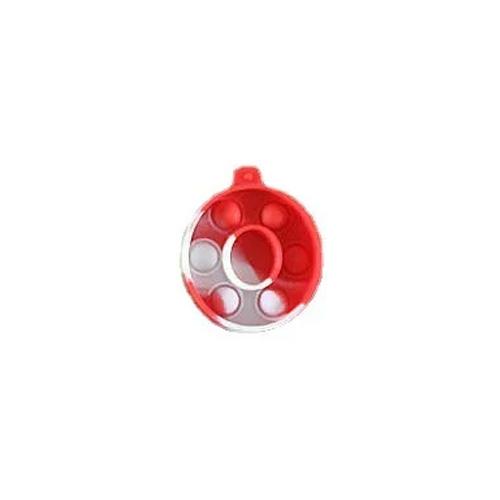 Радуга Push Pops Bubble Fidget Toys Брелок Его Popite Антистресс Сенсорная игрушка Анти-тревога Игрушки для снятия стресса Дети Оптовая