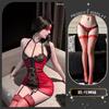 Sexy underwear sexy steel rim lace embroidery seduction secretary hip skirt uniform neck set