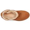 UGG Ботинки Esther Fleece Linen Snow Boots женские коричневые 1103809-CHE