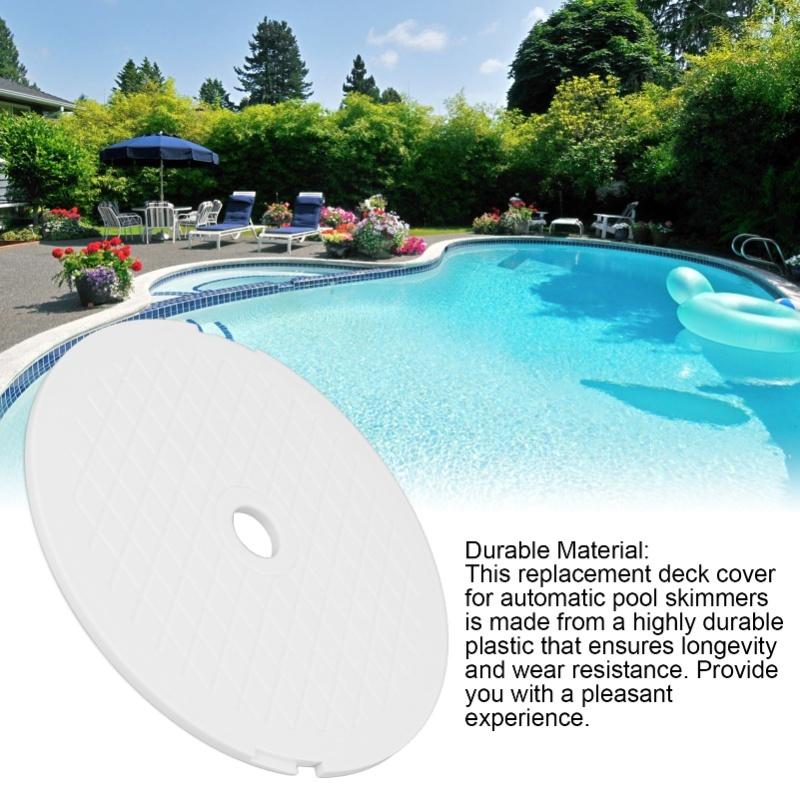 Deck Lid Cover Plastic Easy Installation Pool Skimmer Replacement Part For Hayward SPX1096 Swimming Pool Spa
