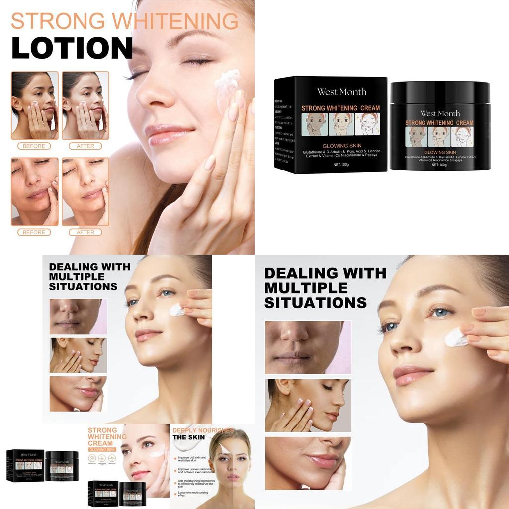 West Month Осветляющий крем для сияющей кожи Питательный Увлажняющий Восстанавливающий Тусклый цвет лица