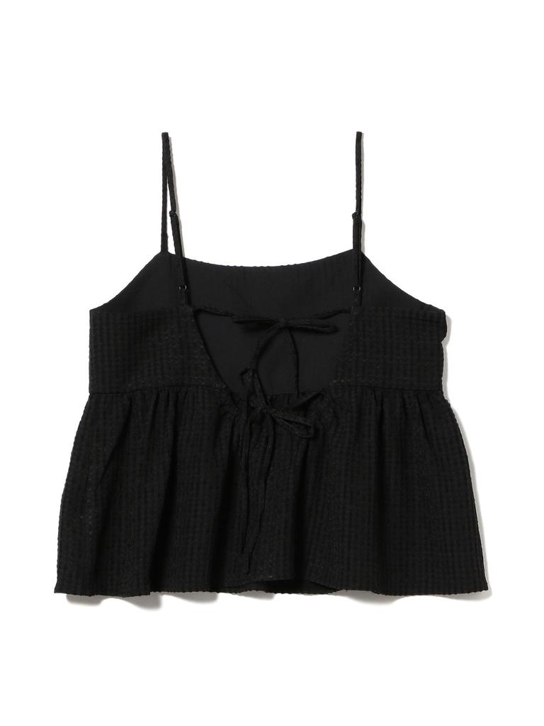B:MING LIFE STORE by BEAMS / S/S Shirts & Blouses B:MING by BEAMS Jacquard Peplum Camisole Women's Black Small
