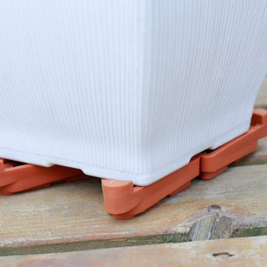 12 шт./компл. подставка для поднятия горшка, прочная водосберегающая, устойчивая к коррозии, садовая смола, горшок на ножках, треугольный цветочный горшок