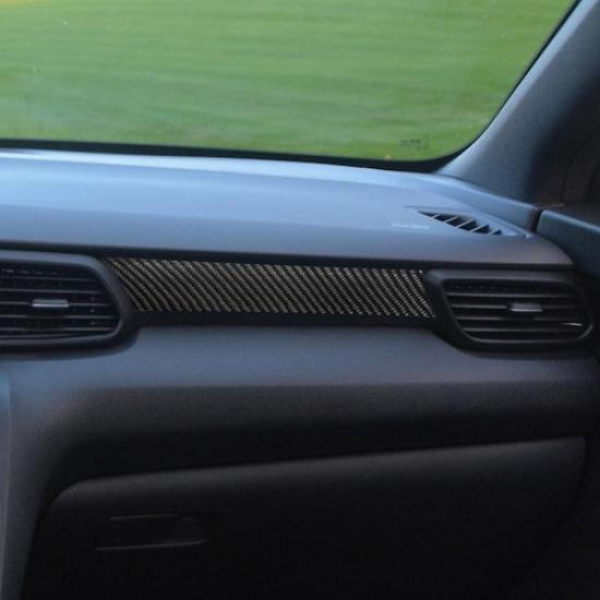 Carbon Fiber Interior Co-pilot Dashboard Cover Trim For Hyundai Veloster