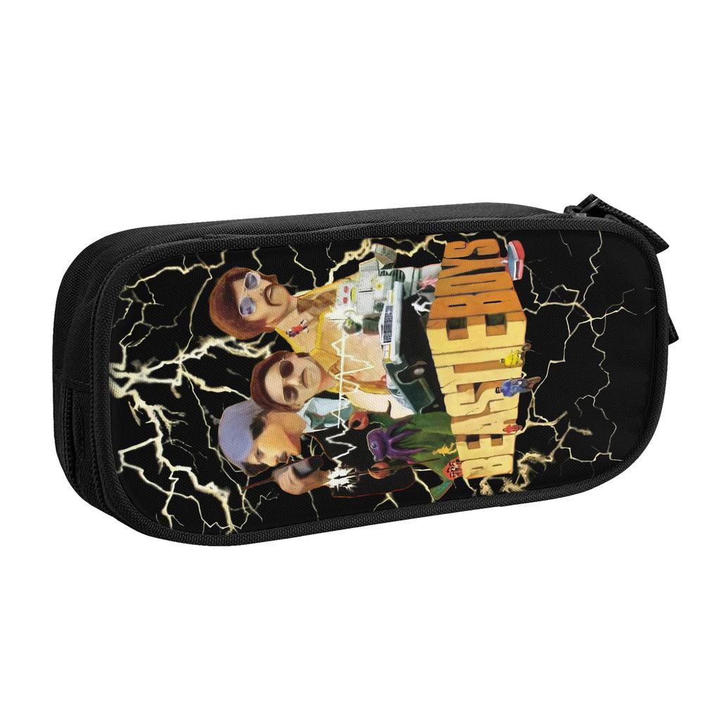 Sabotage Beastie Boys Rap Rock Kawaii Pencil Cases Boys Girls Large Capacity Pencil Pouch Students Stationery