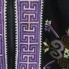 Винтажная двусторонняя куртка 90-х годов, система черный x фиолетовый, женская, б/у