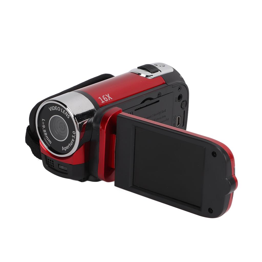 Video Camera Camcorder Full HD Camera Recorder 270 Degrees Rotation 2.7 Inch Color Screen 16X Zoom Digital