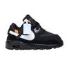 Детские кроссовки Air Max 90 Off-White Черный (ТД) Черный/Белый-Конус-Черный