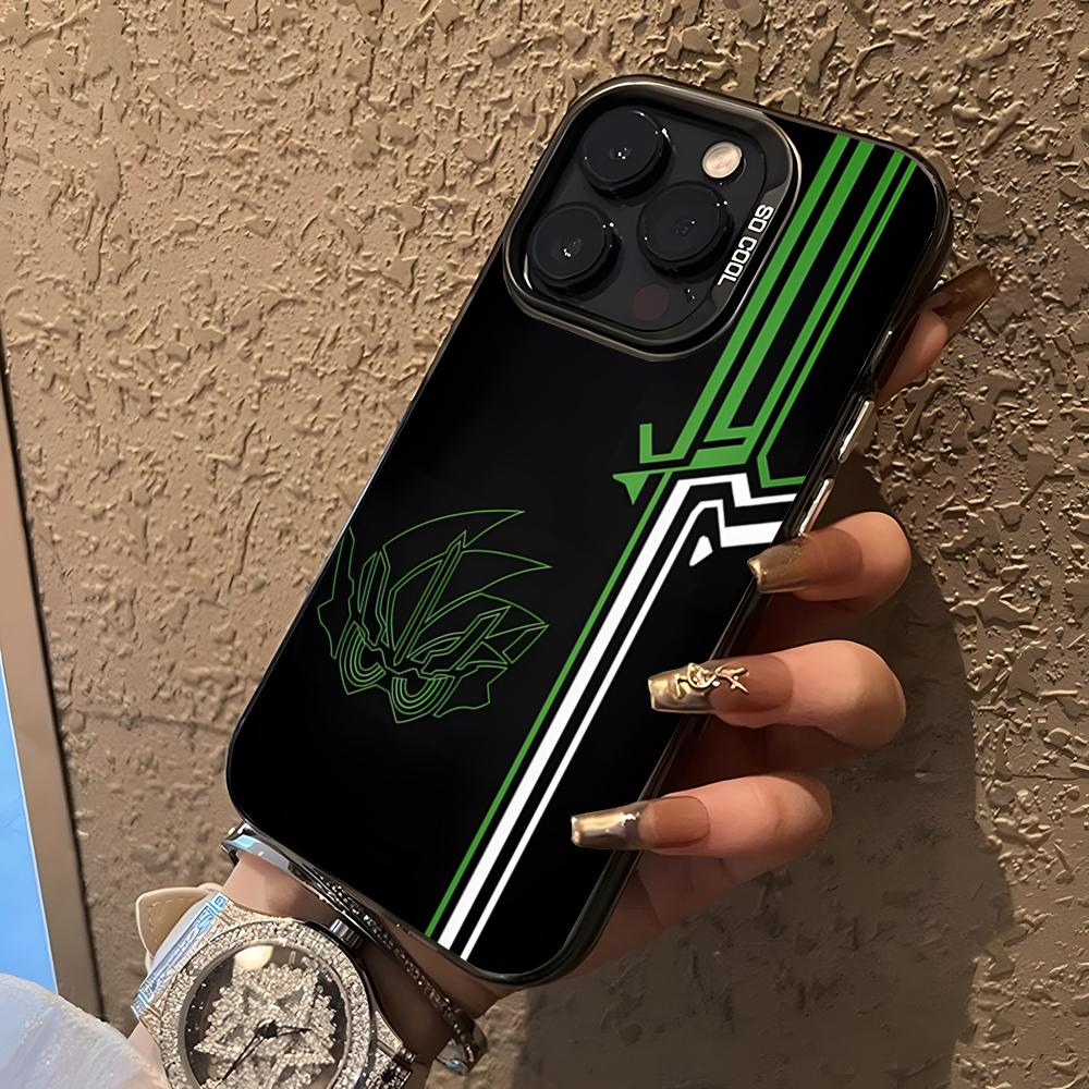 Чехол для телефона Dekaranger SPD Morpher для iPhone 17 Air, 16 Pro Max, 15, 14 Plus, 12, 13, X, XS Max, 11. Цветной серебристый чехол