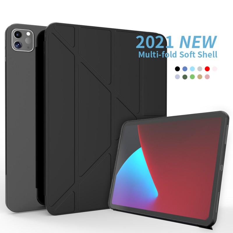 IPad Pro 11 Inch Case Air 4 Silicone Cover Magnetic Y-Fold Shockproof Protector Slim Soft Shell Tablet