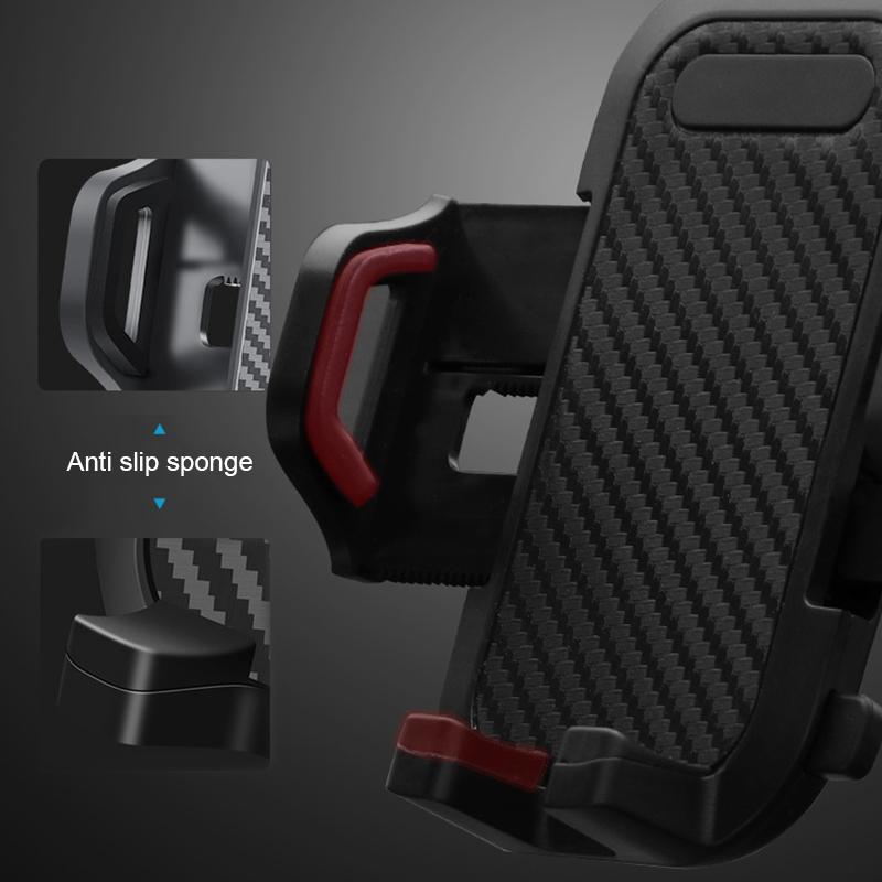 Автомобильный держатель для телефона на присоске, устойчивая станция, вращение на 360°, совместим с большинством размеров мобильных телефонов, никогда не трясется