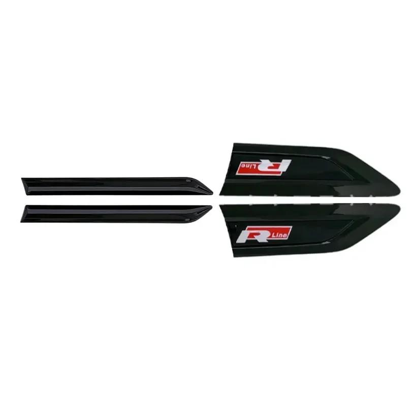 4 шт. Rline GTI 4MOTION логотип автомобиля боковое крыло эмблема значок бампер полосы наклейка для Polo Golf Jetta Touran Tiguan Passat Beetle