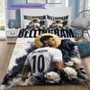 Bellingham England No.10 Football Star 3Pcs Bedding Set, Duvet Cover & 2 Pillowcases, Soccer Fan Bed Linens, No Comforter No Pillow Core