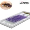 Color Grafting False Eyelashes 0.07 8-15mm Yellow, Blue, Bicolor, Bright Personality and a Few Hairs Extension Tool