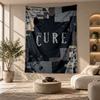 Decorative Tapestry,The Cure Printed Wall Art, Lightweight Wall Hanging For Bedroom Background