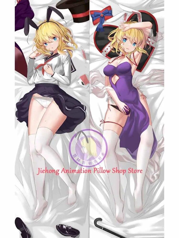 Dakimakura аниме военный корабль для девочек костюм моряка наволочка с двусторонним принтом в натуральную величину высокое качество 2WAY наволочка подарки отаку