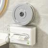 Wall-Mounted Transparent Tissue Box Punch-Free Installation Large Capacity Transparent Toilet Paper Holder Multifunctional Bathroom Kitchen