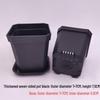 Popular Octagonal Breathable Small White Square Succulent Pot - Plastic Black Square Seedling and Leaf Pot