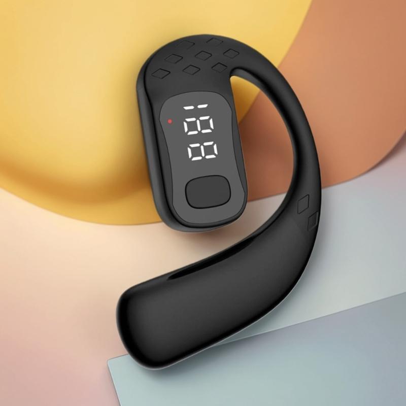 Цифровые спортивные наушники, совместимые с Bluetooth 5.4, с заушными креплениями, поворот на 180°, с низкой задержкой и шумоподавлением