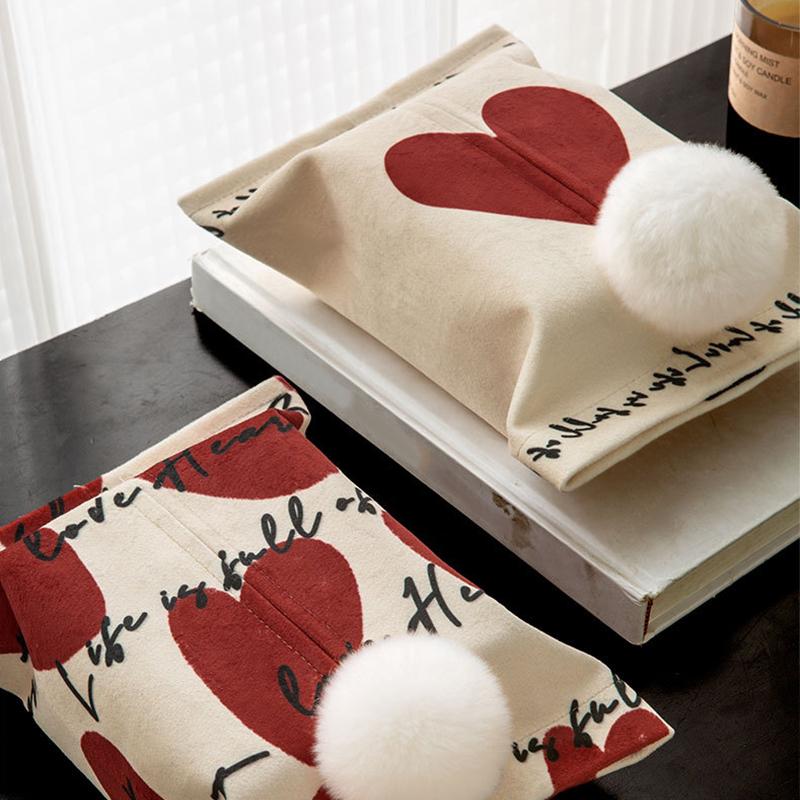 1 шт. коробка для салфеток, пара, любовь, свет, роскошный стиль, ящик, Ins Wind, автомобиль, сумка для салфеток, гостиная, дом, автомобиль, многостильный