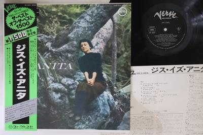 Виниловая пластинка ANITA ODAY Anita MV4023 VERVE 1980 Япония Obi Джаз Б/у