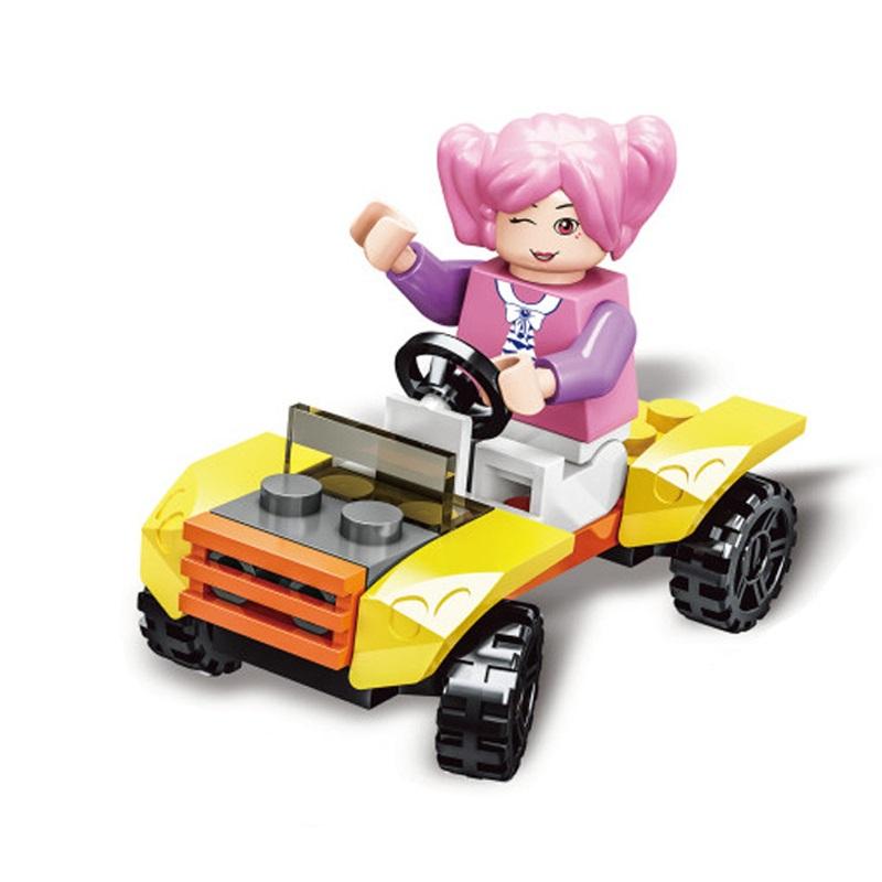 Нетоксичные сказочные принцессы дети Белль Чудовище Золушка Анна Оливия Модель Фигурка Блоки Конструктор Строительные Кирпичики Игрушки Для Детей