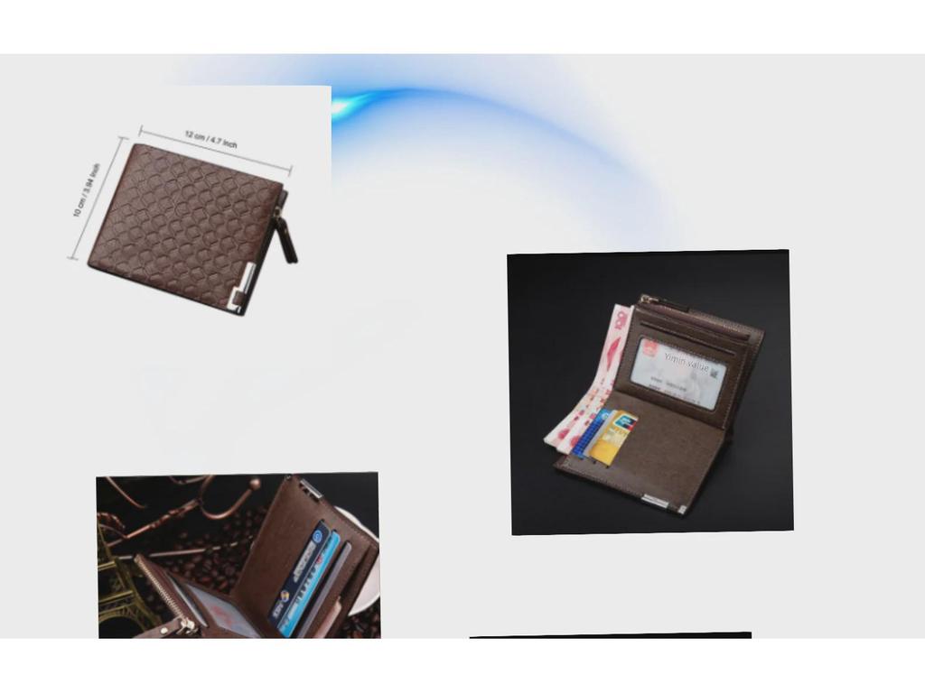 Мужской подарочный набор: Универсальные кварцевые часы и деловой кошелек в разных стилях