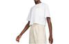 Nike Crop Tops Women's White Crew Neck Moderate DM6575-100