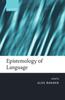 Книга Epistemology of Language