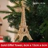 Plastic Christmas Tree Pendant Electroplated Hanging Ornaments New Xmas Tree Ornament  Home Decor