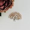 Silver Brooch with Natural Mother-of-pearl (2109372)