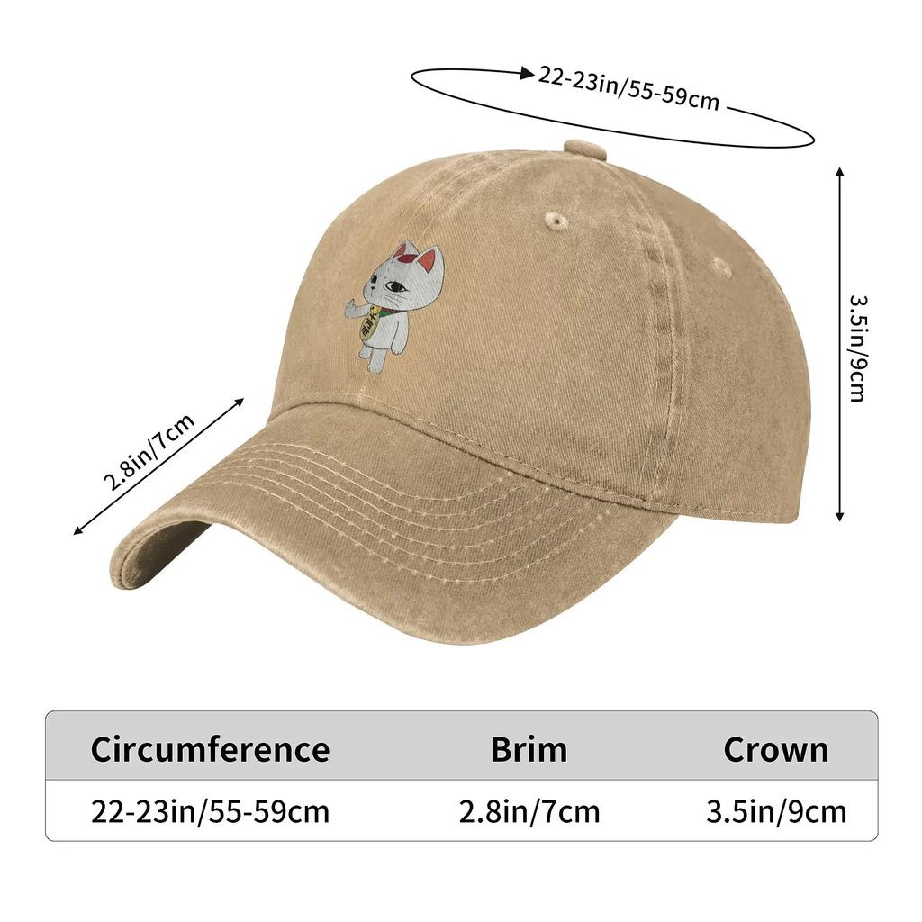 Vintage Turbo Granny Dandadan Anime Baseball Caps for Unisex Women Distressed Washed Headwear Activities Adjustable Fit Hats Cap