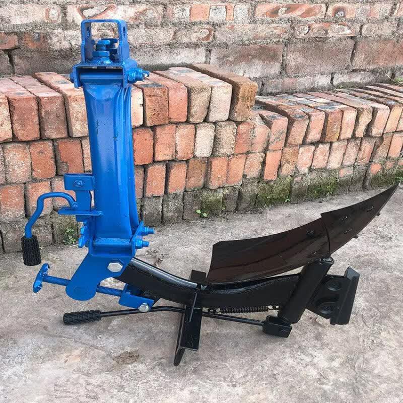 Jundingying Extended Reversible Tiller Plowshare with Anti-Slip Wheel