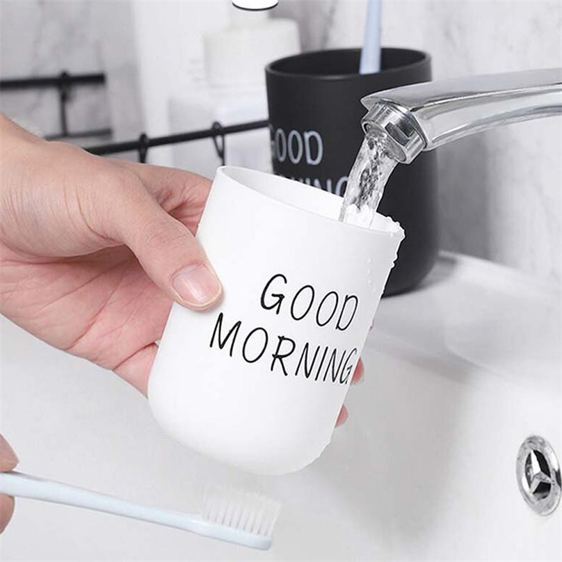 Storage Bathroom Tumblers Toothbrush Cups Plastic Gadgets Bathroom Cup Unbreakable Home Supplies Home Supplies