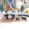 Cute Cute Fruit Little Panda Pendant Plush Toy Doll Schoolbag Hanging Decoration Keychain Doll Doll Doll