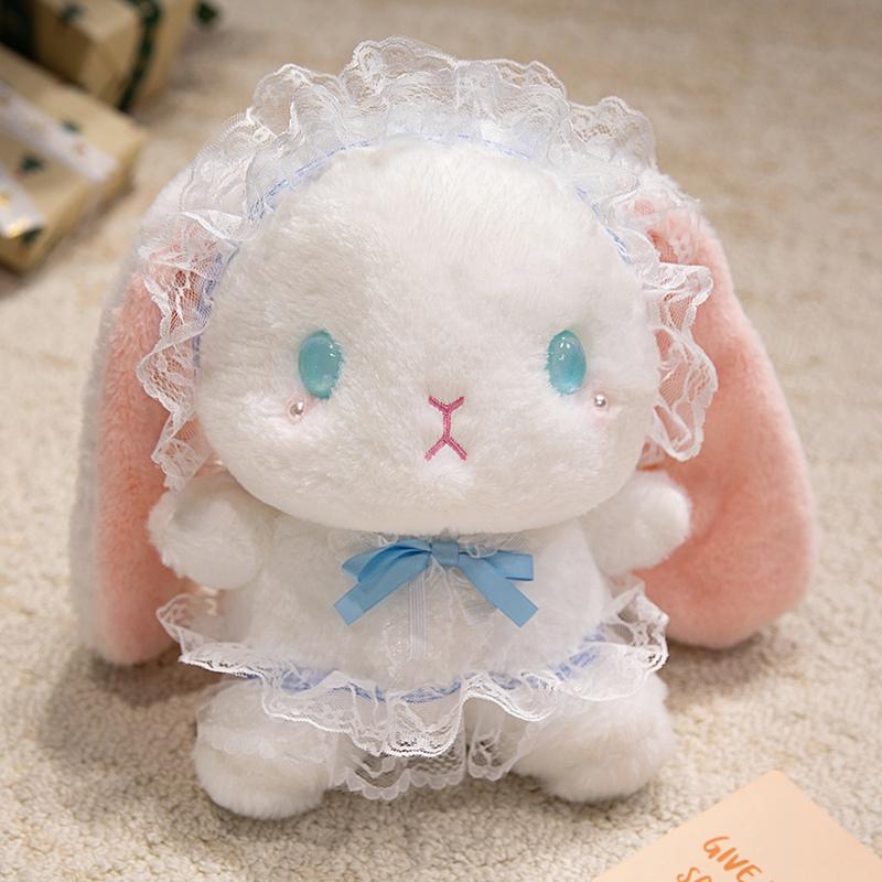 18 Cartoon Cute Lolita Rabbit Plush Doll Pillow Color Princess Rabbit Plush Toy Home Decoration Gift For Children