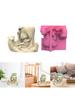 Cute Maid Silicone Flower  Mold Concrete Tick Silicone Candle Holder Mold Succulent Planter Cement Clay Mold