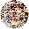 50Pc The Skeleton Pirate Stickers Skateboard Stickers Skateboard Extreme Sports Stickers Trolley Case Guitar Mug Notebook Trend Stickers